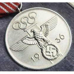 German WW2 1936 Olympic Games Commemorative Medal - Cased