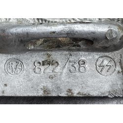 German WW2 SS EM/NCO's combat buckle 'RZM 822/38 SS'