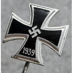 German WW2 Iron cross first class 1939 stickpin