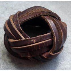 German WW2 HJ/BDM leather scarf knot