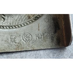 German WW2 HJ belt buckle 'PuC RZM KH28'