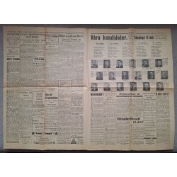 Swedish NS Nationalsocialistisk Tidning - Valnummer 1935