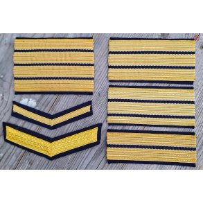 DDR, NVA Volksmarine sleeve rank insignia - Lot