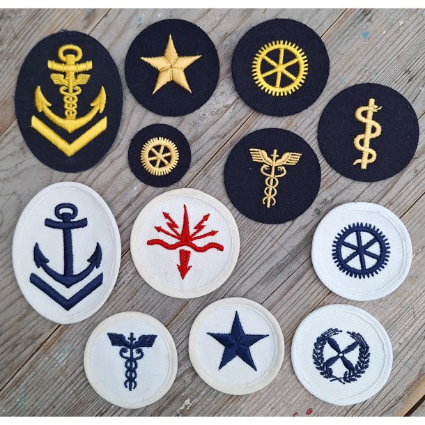 DDR, NVA Volksmarine sleeve patches - Lot