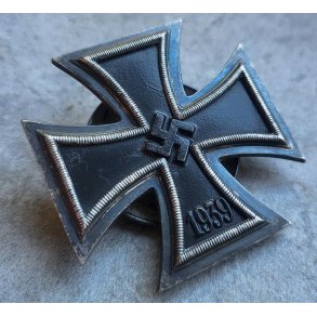 German WW2 Iron Cross first class 1939  'L55' - Screw back