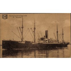 German WW2 Navy HAPAG.D Bayern cap tally