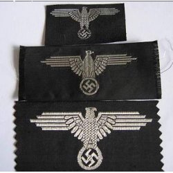 German WW2 Belgian made EM/NCO's overseas/M43 cap eagle