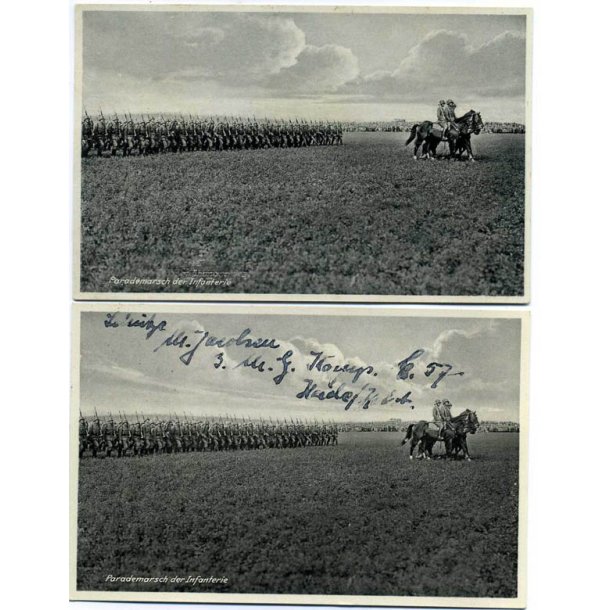 Parademarsch der Infanteri