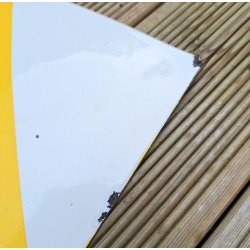 Poland PRL Enameled Warning sign - Nuclear "Time-restricted zone"