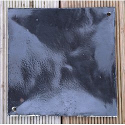 Poland PRL Enameled Warning sign - Nuclear "Radiation"