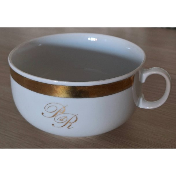DDR, Palast der Republik (PdR) Caff� latte cup - Gold details
