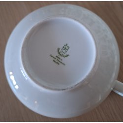 DDR, Palast der Republik (PdR) Caff� latte cup - Gold details