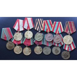 Nice lot of 13 Soviet medals