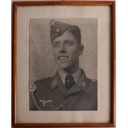 Luftwaffe soldier portrait - Framed