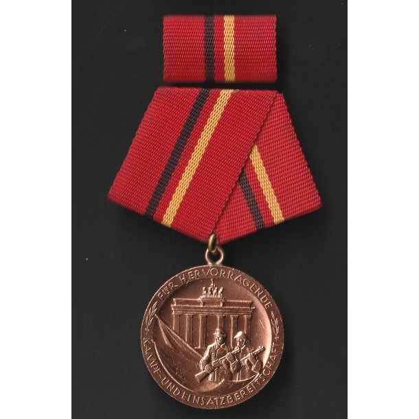 DDR, Kampfgruppen Verdienstmedaille - Bronze