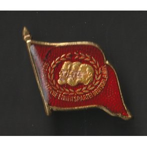 DDR, SED 40 years Membership badge