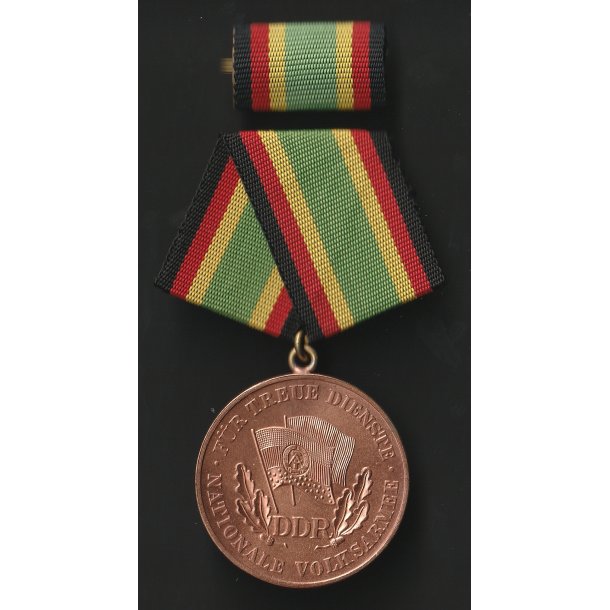 DDR, NVA/MfS Treue Dienst Medaille - Bronze