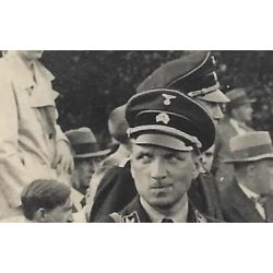 German WW2 SS - Danziger style - Totenkopf - visor cap skull