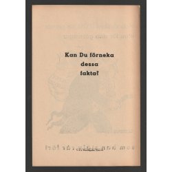 Swedish NS "Vad r Rashat?" SSS leaflet