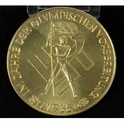 German WW2 Berlin Olympics 1936 - "For special service" plaque