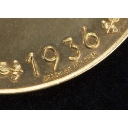 German WW2 Berlin Olympics 1936 - "For special service" plaque