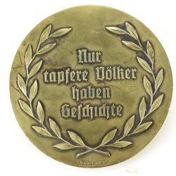 German WW2 Prototype Table Medal for the 1940 Nuremberg Rally, By Deschler &amp; Sohn