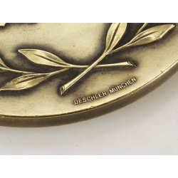 German WW2 Prototype Table Medal for the 1940 Nuremberg Rally, By Deschler &amp; Sohn