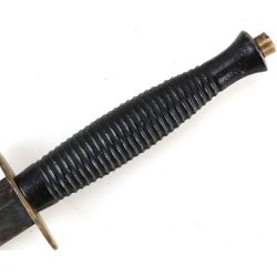 British Third Pattern Fairbairn-Sykes Fighting Knife with Scabbard marked Sheffield England