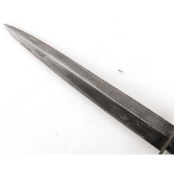 British Third Pattern Fairbairn-Sykes Fighting Knife with Scabbard marked Sheffield England