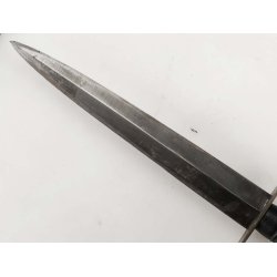British Third Pattern Fairbairn-Sykes Fighting Knife with Scabbard marked Sheffield England