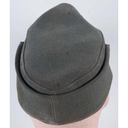 German WW2 Army/Heer EM's M43 combat cap with metal eagle and named