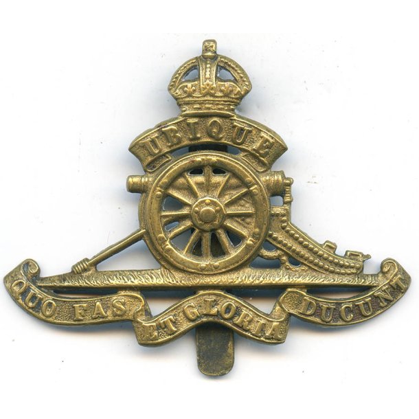 British WW2 Royal Field Artillery cap Badge