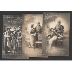 German WWI feldpost postcards lot