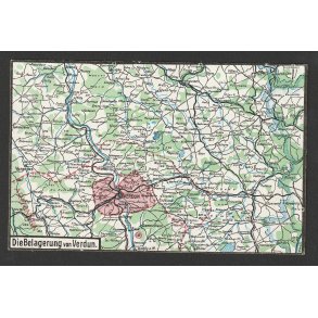 German WWI feldpost postcard - Belagerung von Verdun
