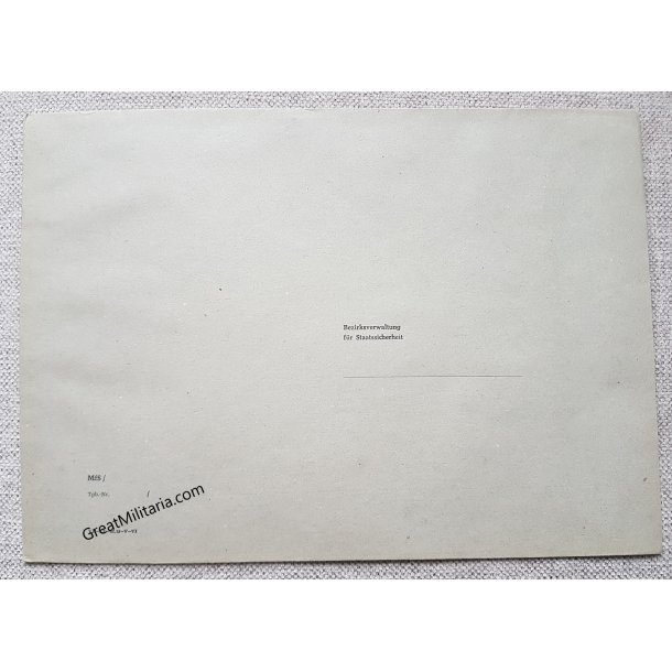DDR, MfS Stasi Internal Mail envelope
