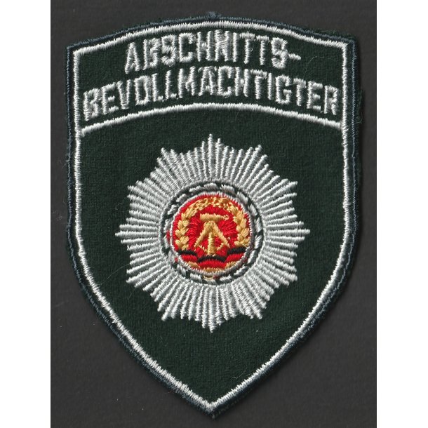 DDR, Volkspolizei Abschnitts-Bevollmchtiger Sleeve patch