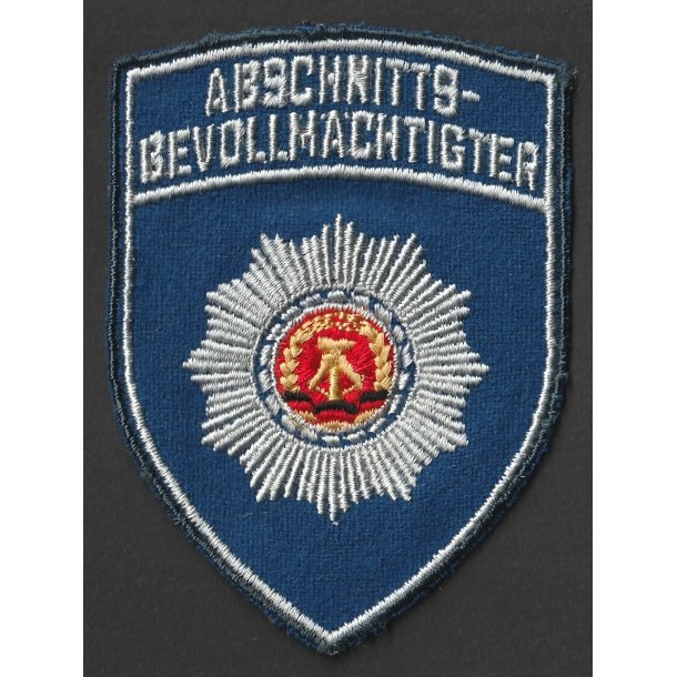 DDR, Transportpolizei Abschnitts-Bevollmchtiger Sleeve patch