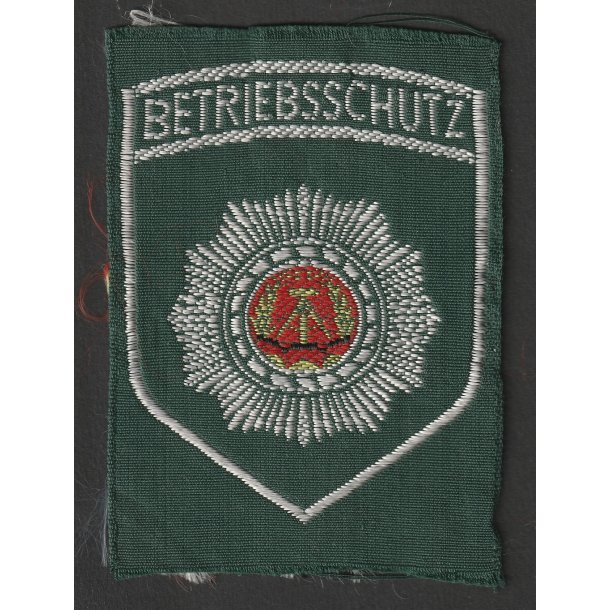 DDR, Volkspolizei Betriebsschutz Sleeve patch