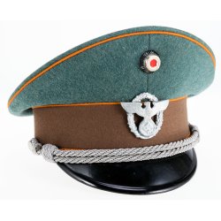 German WW2 Police two-Piece Officer's Cap Eagle