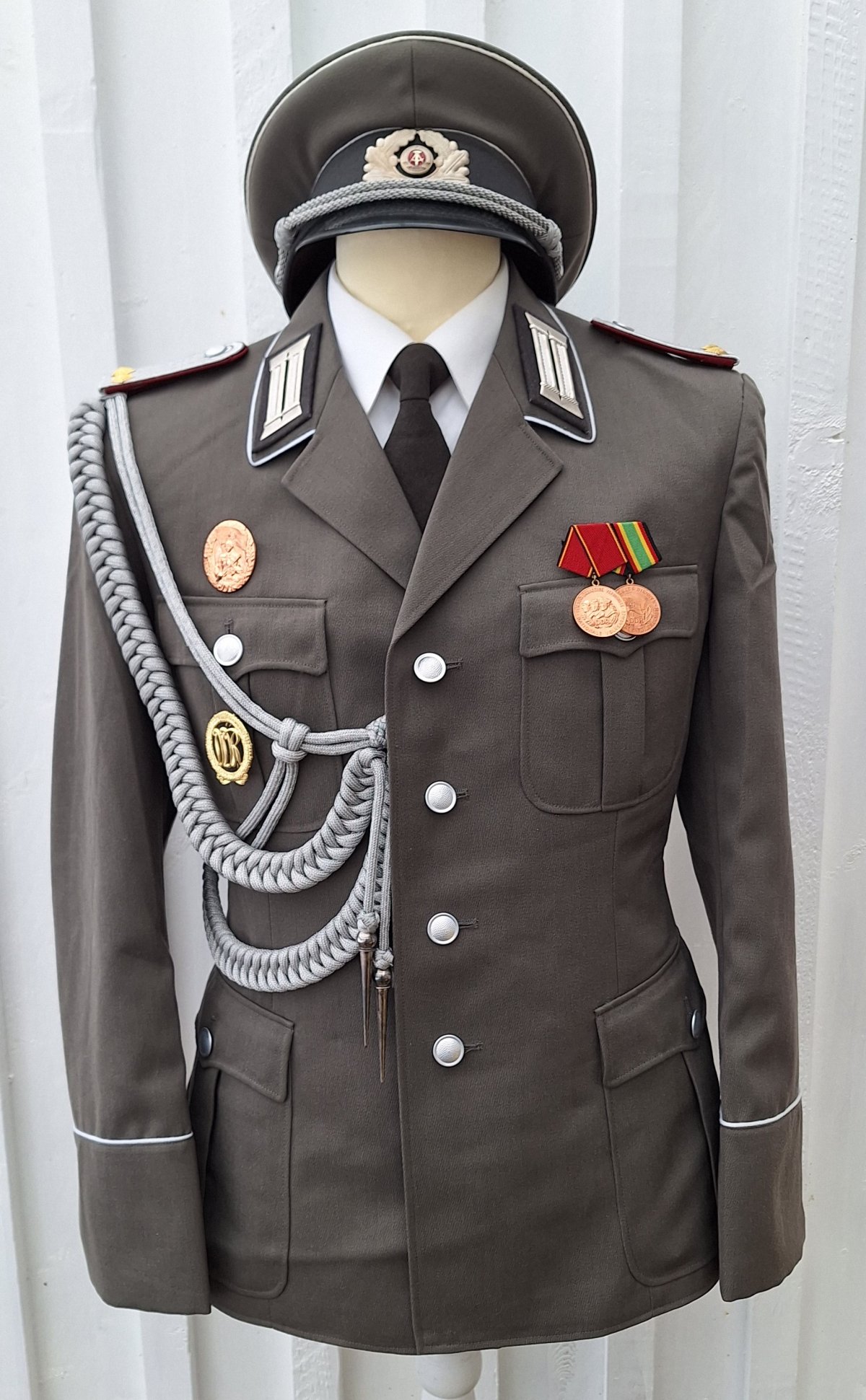 DDR, MfS Stasi Leutnant Parade Uniform - DDR Uniforms & Headgear ...