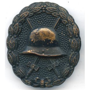 German WW1 Wound badge in black 1914
