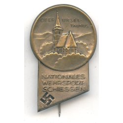 German WW2 Nationales Wehrsport Schiessen" day badge 
