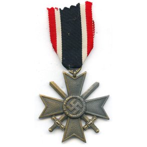 German WW2 War merit cross 2 cl 1939 with swords