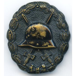 German WW1 Wound badge in black 1914