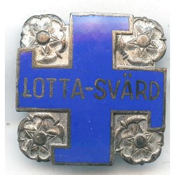 Finnish WW2 Lotta Sv�rd member's badge
