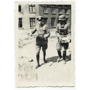 German WW2 Army combat photo Knight's cross receiver