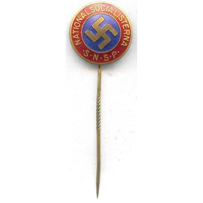 Swedish SNSP member's badge