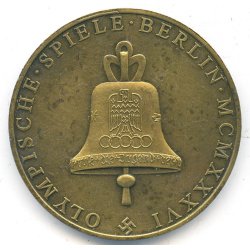 German WW2 Berlin 1936 Olympic Commemorative medal