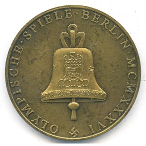 German WW2 Berlin 1936 Olympic Commemorative medal