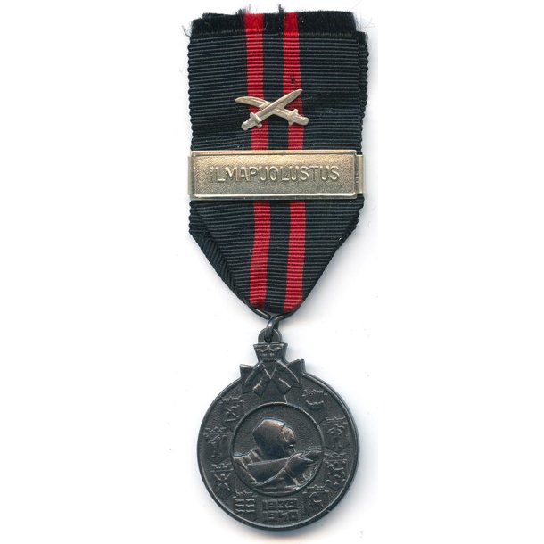 Finnish WW2 Winter war medal 'ILMAPUOLUSTUS' for combatants